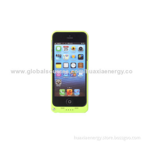 New Design 2,200mAh External Clamp Battery Charger for iPhone5, 5S with Various Colors Available